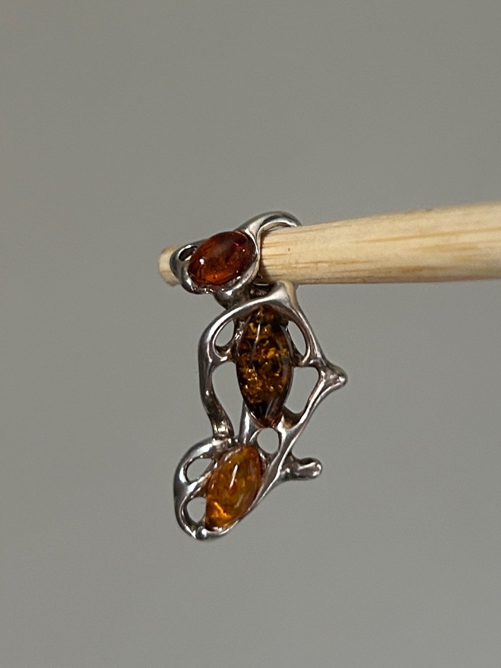 Sterling silver Amber Pendant